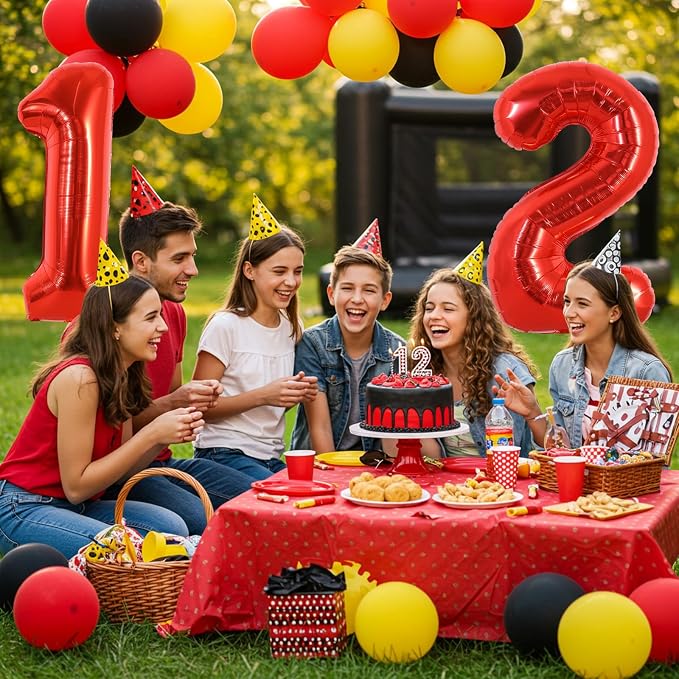 40 Inch Red Foil Number 1 Balloon - Image 5