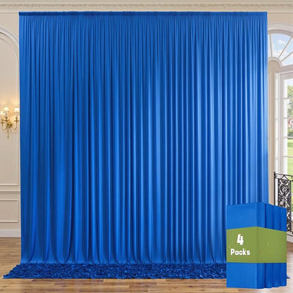 20ft x 10ft Royal Blue Backdrop Curtains by ENJOYYOURPARTY