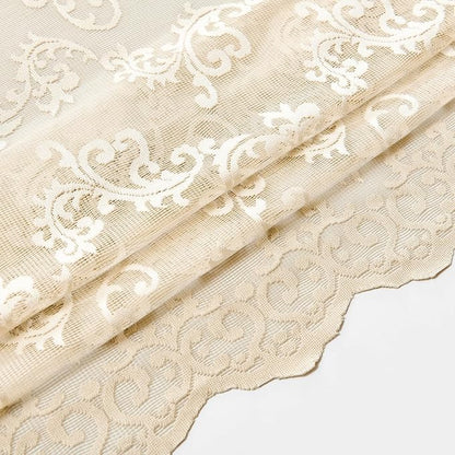 Victorian Floral Sheer Lace Curtains - Image 6
