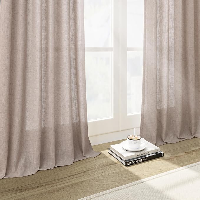 Oatmeal Curtains 80 Inches Length - Image 6