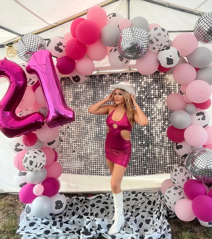 Hot Pink 4 Balloon - Image 7