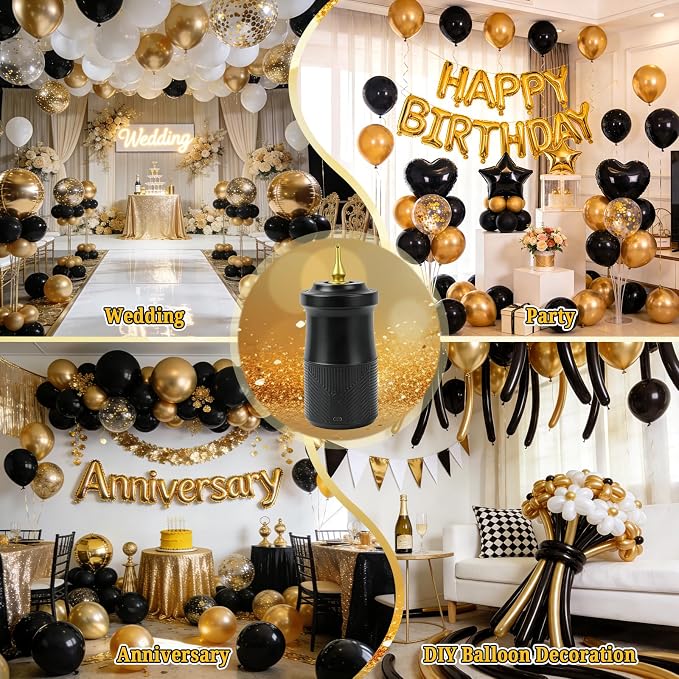 Ball Pump Balloon Pumps Electric, Balloon Pump Portable Long Animal Balloon Pump - Image 7