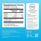 Vital Proteins Collagen Peptides Powder Supplement for Skin Hair Nail Joint Health or Support - Hydrolyzed Collagen - Unflavored, 7 Servings