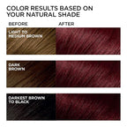 L'Oreal Paris Feria Multi-Faceted Shimmering Permanent Hair Color, R48 Intense Deep Auburn, Hair Dye Kit, Pack of 2