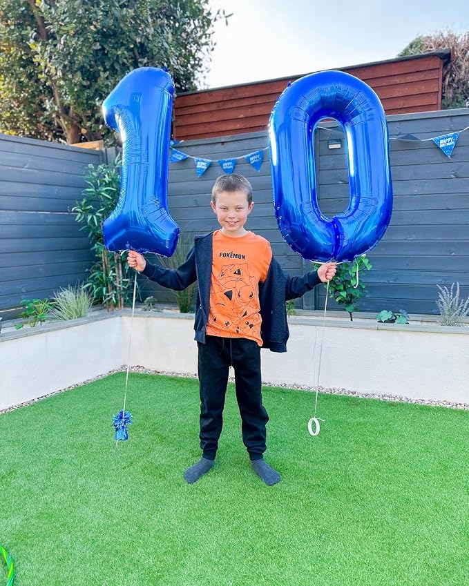 Navy Blue 10 Balloon - Image 3