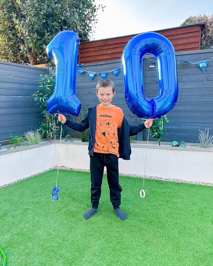 Navy Blue 10 Balloon - Image 3