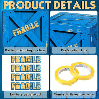 Qilery 24 Pcs Balloon Box Party Military Supply Fragile Loot Drop Box Party - Image 4