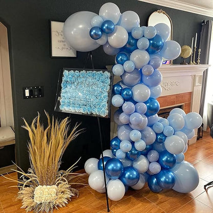 Blue Balloons Metallic Blue Balloon - Image 4