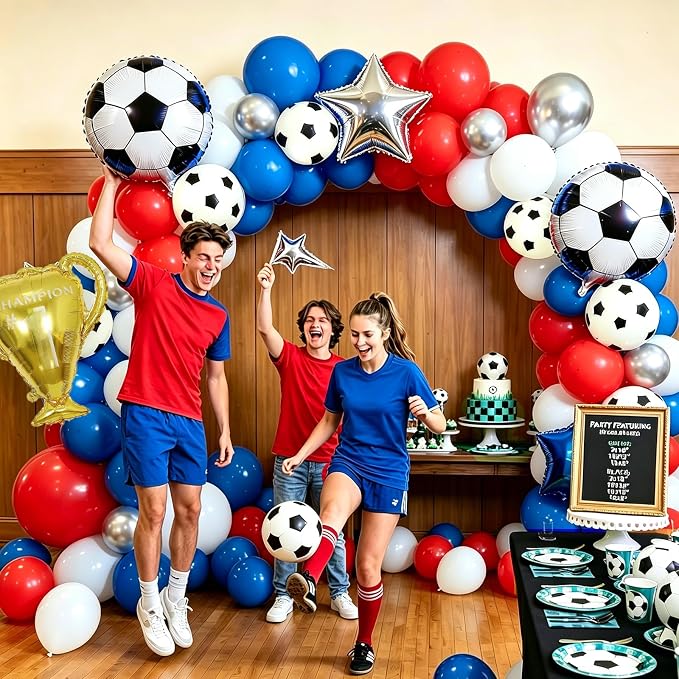 Soccer Balloon Garland Arch Kit - Image 5