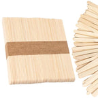 Curacoro Waxing Spatula Sticks 50 Pcs – Natural Birch Wood for Eyebrow, Lip, Nose & Body Hair Removal – Esthetician Supplies for Spa & Home Use (Small Size)