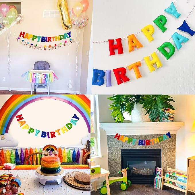 Pre-Strung Happy Birthday Banner - Image 4