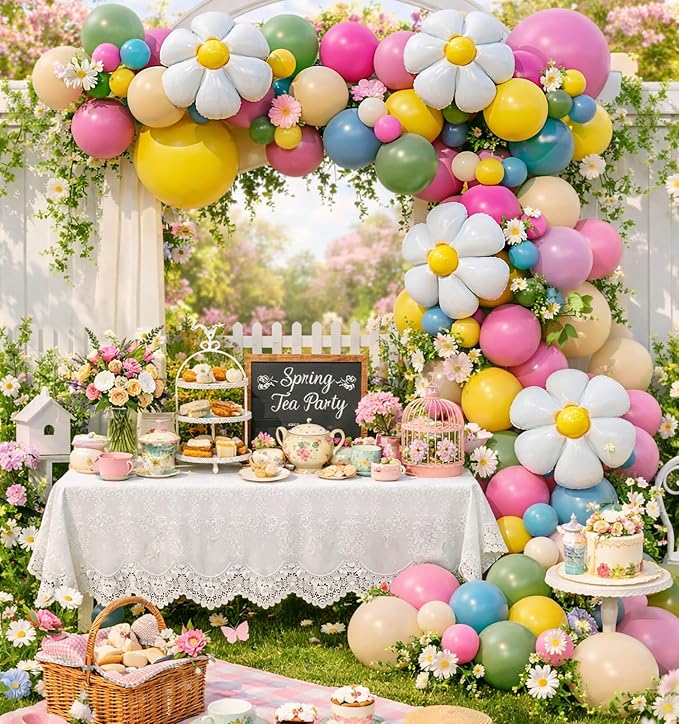 Wildflower Balloon Arch Garland kit 164pcs by Beaumode