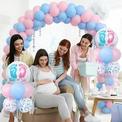 Gender Reveal Balloon Table Centerpiece Stand Kit 2 Set - Image 2