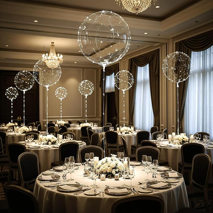 12PCS LED Light Up Bobo Balloons - Image 3