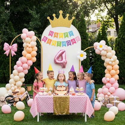 Metal Arch Backdrop Stand 3 Set, Party Decor - Image 4