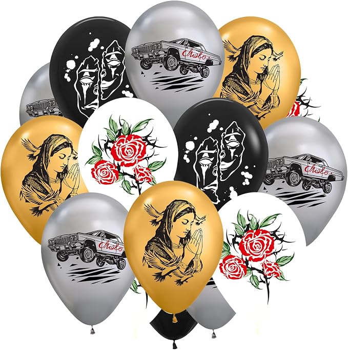 40pcs Cholo Balloons Chicano Balloons by Enimapod