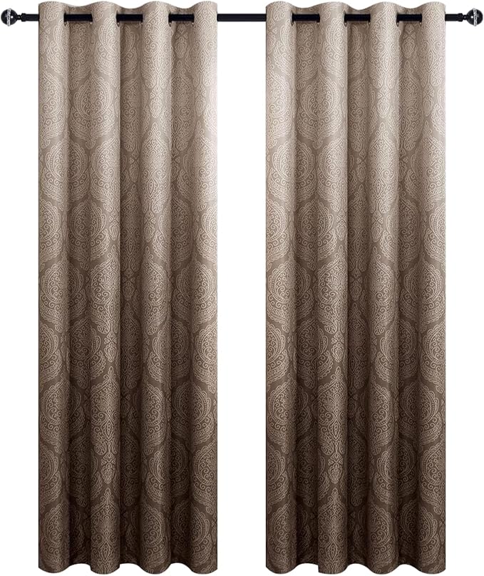 DWCN Ombre Blackout Curtains for Bedroom - Image 9