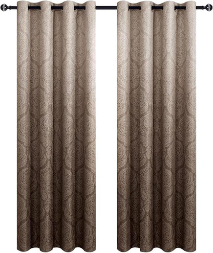 DWCN Ombre Blackout Curtains for Bedroom - Image 9