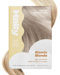 Hally Hair Color Cloud Hair Dye (Atomic Blonde) - Demi-Permanent Foam Hair Color for Women & Men - Mess-Free & Long-Lasting Hair Dye Kit, Hair Coloring Products Wash Out in 4-6 Weeks, Vegan
