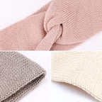 DRESHOW Knit Crochet Headband for Women Ear Warmer Soft Turban Stretch Warmer Headbands Winter Fashion Head Wrap