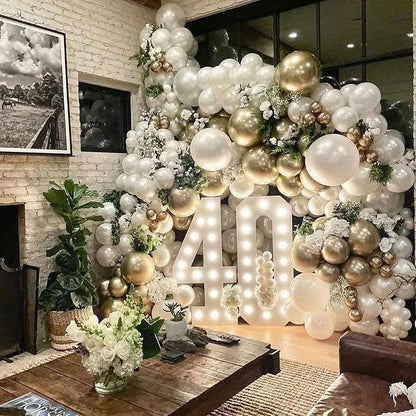 White Balloons, Birthday Decoration, Wedding Party, Baby Shower Decorations - Image 3