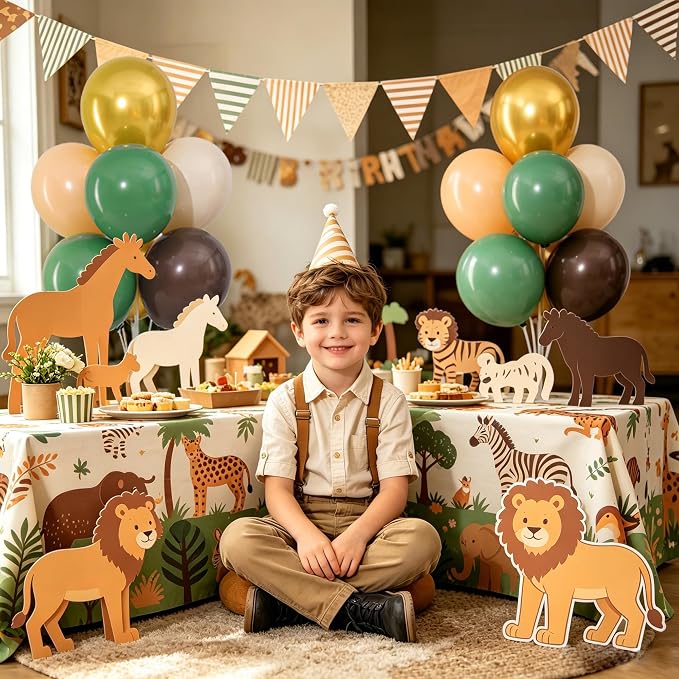 4 Sets Sage Green Brown Balloons Stand - Image 7