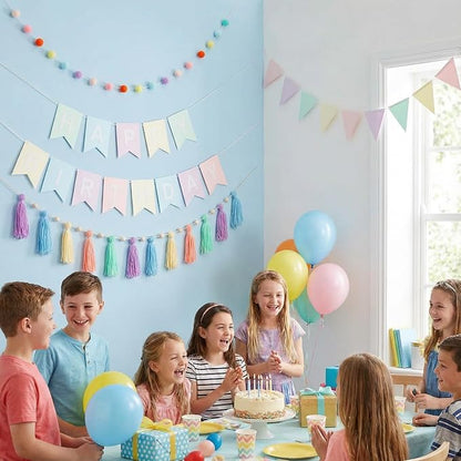 SmoothNovelty 139 Pcs Felt DIY Custom Banner Kit Include 104 Letters 18 - Image 5