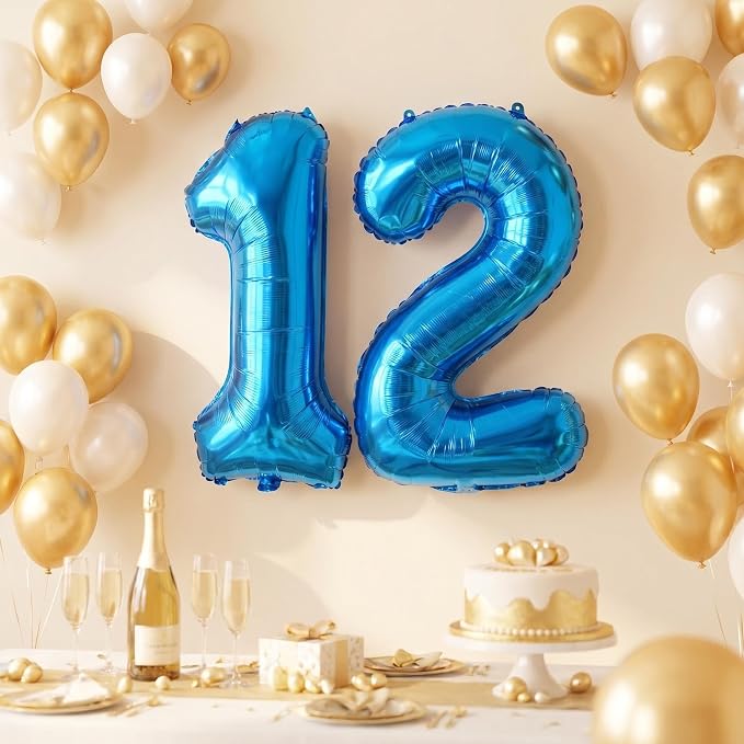YPSelected 32 Inch Large Foil Helium Number Balloon Birthday Wedding Party 0-9 - Image 3