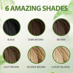 Light Blonde Hair Dye Shampoo for Gray Coverage - 3 IN 1 Hair Color Shampoo with Argan Oil & Ginseng, Ammonia & Paraben Free, Long Lasting Semi-Permanent Natural Color for Women & Men (500ml)