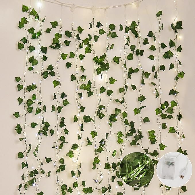 RECUTMS Fake Wall Curtain Ivy Vines by RECUTMS