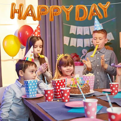 LIOZEOKUN Letter Balloons 16 Inch Alphabet A-Z Mylar Foil Balloons 2 Set - Image 6