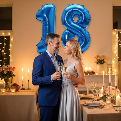 Number 18 Balloon Foil Mylar Balloons - Image 3