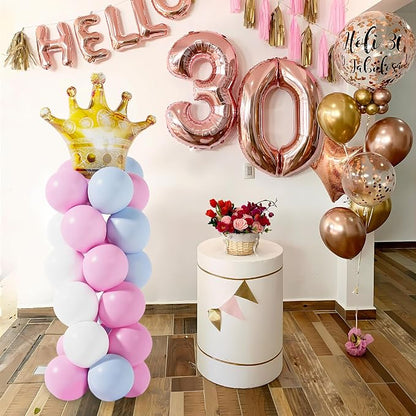 4 Sets Metal Balloon Stand, Balloon Arch Kit of 4, 7 Feet Adjustable, Event - Image 5