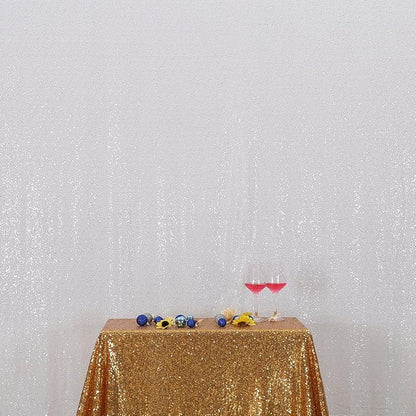 Poise3EHome White Sequin Backdrop, 6FT x 8FT Sequin Photography Backdrop Curtain - Image 4