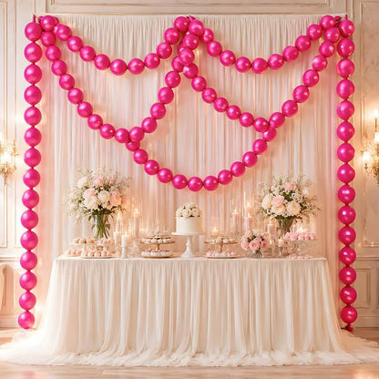 Hot Pink Linking Balloons - Image 6