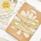2PCS Rhinestone Hair Clips,Snap Hair Accessories,Decorative Hair Clips,Rhinestone Barrettes For Women Girls(SET18)