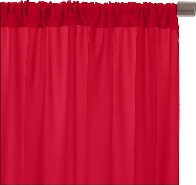 AK TRADING CO. 10 feet x 10 feet Polyester Backdrop Drapes Curtains Panels - Image 4