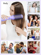 LANDOT 4-in-1 Blow Dryer Brush for Thick & Coarse Hair, Powerful Blowout Brush Styler with 60mm Oval Barrel,Fast Hair Drying & Frizz Control for Salon-Smooth and Manageable Hair at Home