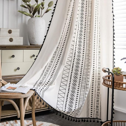 Sutuo Home Boho Curtain 84 Inches Length by SutuoHome