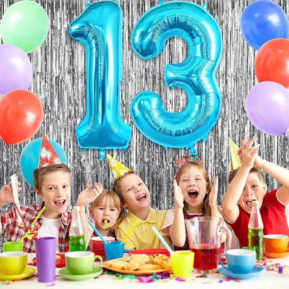 13 Balloon Numbers, Large 13 or 31 Foil Balloons, Big Number Balloon 40 Inch - Image 4