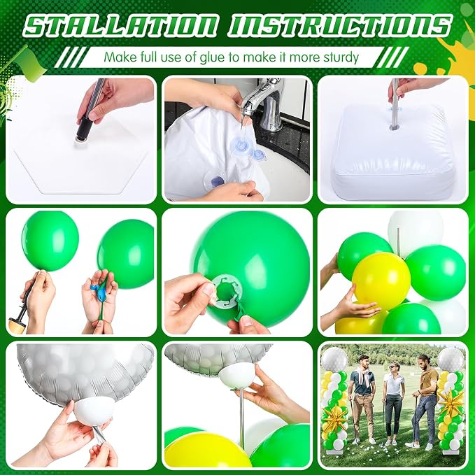 Kasyat 2 Sets Golf Balloon Column Stand Kit - Image 4