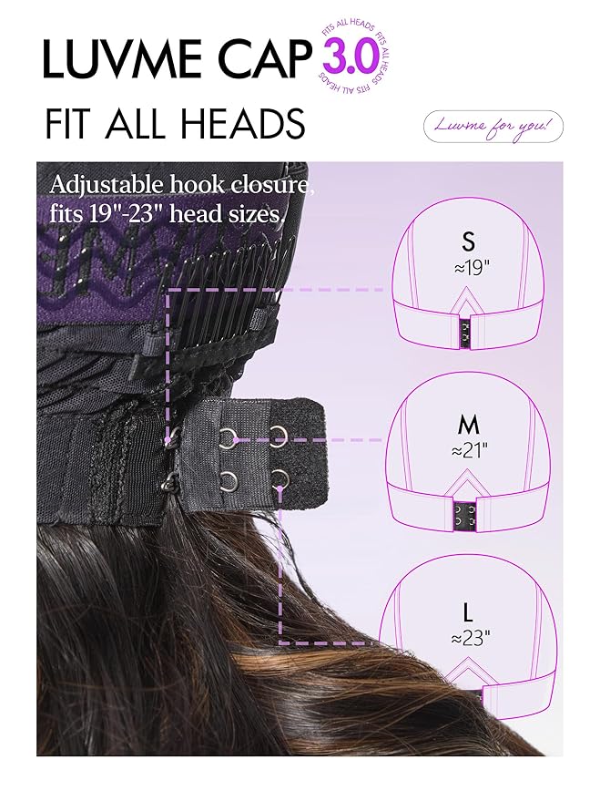 LUVME HAIR 100% Human Hair Wigs Loose Wave Glueless Lace Front 12 Inches, Pre Cut Plucked Hd Lace Short Wig Ready To Go Highlight Color Straight Bleached Knots Side Part Wigs