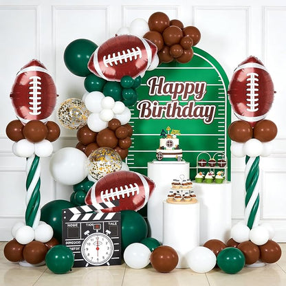 American Football Balloons 12pcs 20 inches Rugby Ball Balloon Football Party - Image 3