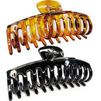 5.5“ Extra Large Hair Clips Long Thick Hair Women’s Jumbo Hair Claw Clips Huge Black Brown XL Giant Claws Strong Basic Gripper