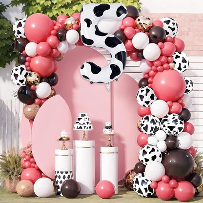 Cow Print Number 5 Balloon, Large 40 Inch Cow Number Birthday Balloons - Image 6