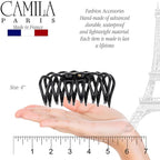 Camila Paris CP3521 French Large Hair Clips for Women Thick Hair for Long Wavy Curly Hair, Girls Hair Claw Clips Styling Big Hair Clip for Thick Hair, Strong Hold No Slip Grip Claw Clip Made in France