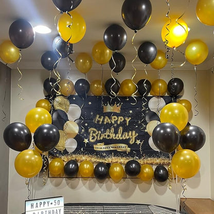 Balloons Gold and Black - Image 6
