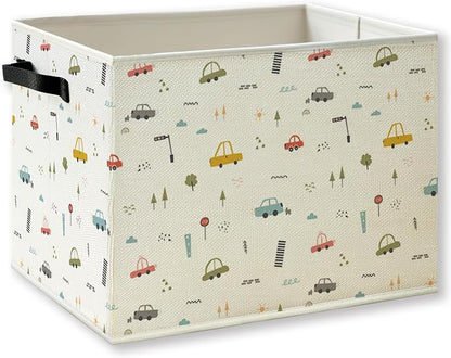 Colorful Cars Boys Nursery Storage Basket by KSDUT