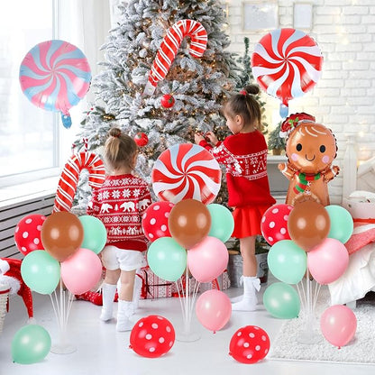 6 Sets Christmas Gingerbread Balloon Stand Kit - Image 6