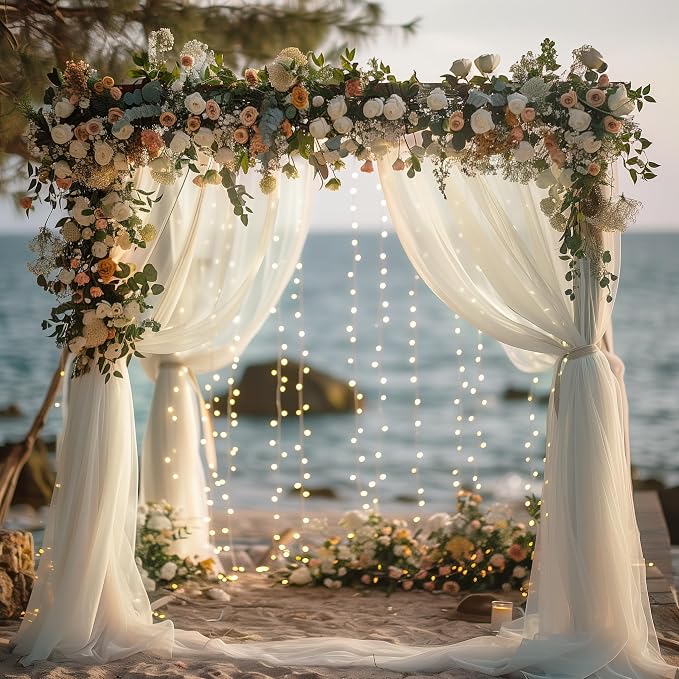 Fomcet Tulle Backdrop Curtains - Image 6